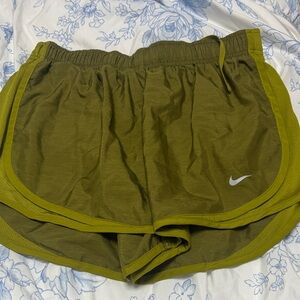 Nike Women's Athletic Shorts in Olive